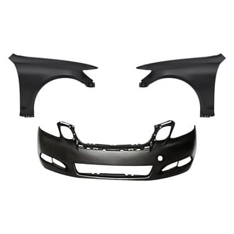 Replacement - 3-Piece (Front Bumper Cover, Driver and Passenger Side Fender)