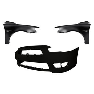 Replacement - 3-Piece (Front Bumper Cover, Driver and Passenger Side Fender) (Standard Line)