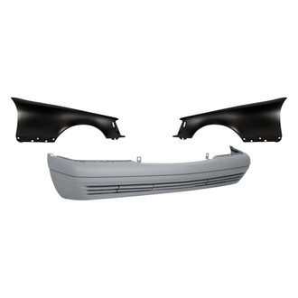 Replacement BNDL-244768 - 3-Piece (Front Bumper Cover, Driver and Passenger Side Fender) (Standard Line)