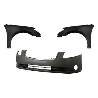 Replacement BNDL-244794 - 3-Piece (Front Bumper Cover, Driver and Passenger Side Fender) (Standard Line)
