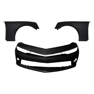 Replacement - 3-Piece (Front Bumper Cover, Driver and Passenger Side Fender) (Standard Line)