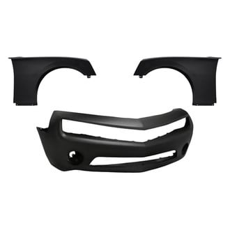 Replacement - 3-Piece (Front Bumper Cover, Driver and Passenger Side Fender)