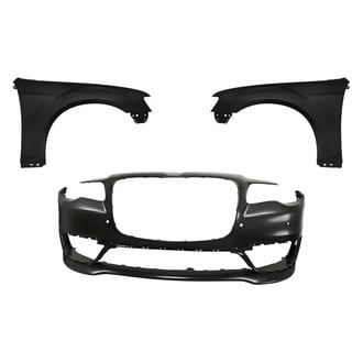 Replacement - 3-Piece (Front Bumper Cover, Driver and Passenger Side Fender)