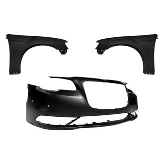 Replacement - 3-Piece (Front Bumper Cover, Driver and Passenger Side Fender) (Standard Line)