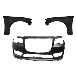 Replacement - 3-Piece (Front Bumper Cover, Driver and Passenger Side Fender) (Standard Line)