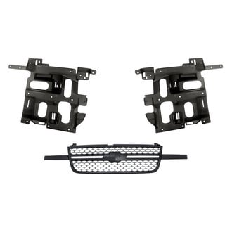 Replacement - 3-Piece (Grille, Driver and Passenger Side Headlight Support) (Standard Line)