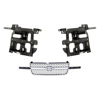 Replacement - 3-Piece (Grille, Driver and Passenger Side Headlight Support) (Standard Line)