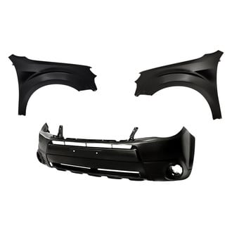 Replacement BNDL-245497 - 3-Piece (Front Bumper Cover, Driver and Passenger Side Fender) (Standard Line)