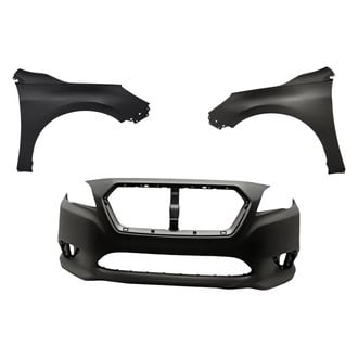 Replacement BNDL-245519 - 3-Piece (Front Bumper Cover, Driver and Passenger Side Fender) (Standard Line)