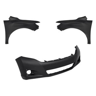 Replacement - 3-Piece (Front Bumper Cover, Driver and Passenger Side Fender) (Standard Line)