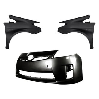 Replacement - 3-Piece (Front Bumper Cover, Driver and Passenger Side Fender)