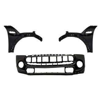 Replacement - 3-Piece (Front Bumper Cover, Driver and Passenger Side Fender) (Standard Line)