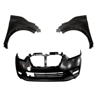 Replacement - 3-Piece (Front Bumper Cover, Driver and Passenger Side Fender) (Standard Line)