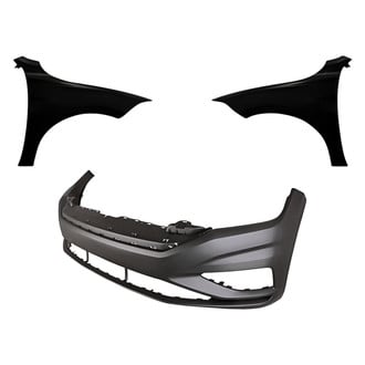 Replacement - 3-Piece (Front Bumper Cover, Driver and Passenger Side Fender) (Standard Line)