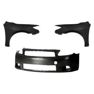 Replacement - 3-Piece (Front Bumper Cover, Driver and Passenger Side Fender) (Standard Line)