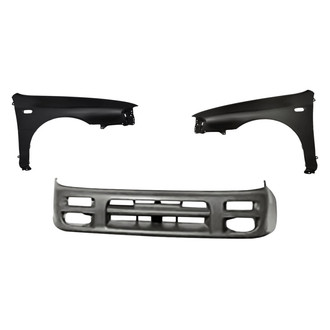 Replacement BNDL-245934 - 3-Piece (Front Bumper Cover, Driver and Passenger Side Fender) (Standard Line)