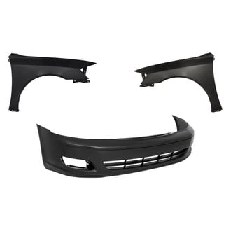 Replacement - 3-Piece (Front Bumper Cover, Driver and Passenger Side Fender) (Standard Line)