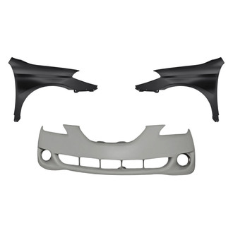Replacement BNDL-245995 - 3-Piece (Front Bumper Cover, Driver and Passenger Side Fender) (Standard Line)