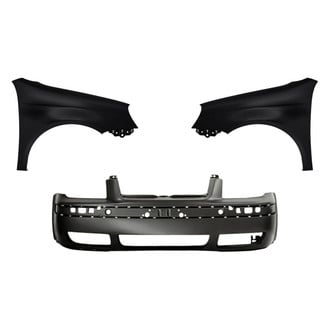 Replacement - 3-Piece (Front Bumper Cover, Driver and Passenger Side Fender)