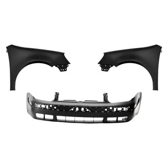 Replacement - 3-Piece (Front Bumper Cover, Driver and Passenger Side Fender) (Standard Line)
