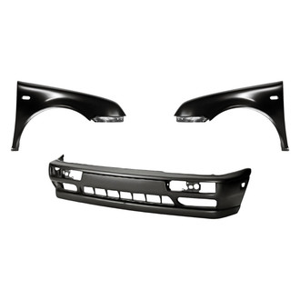 Replacement - 3-Piece (Front Bumper Cover, Driver and Passenger Side Fender)