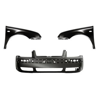 Replacement - 3-Piece (Front Bumper Cover, Driver and Passenger Side Fender)