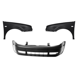 Replacement - 3-Piece (Front Bumper Cover, Driver and Passenger Side Fender) (Standard Line)