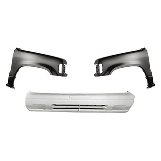 Replacement - 3-Piece (Front Bumper Cover, Driver and Passenger Side Fender) (Standard Line)