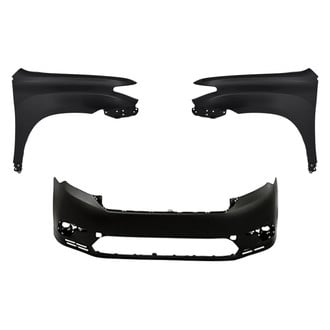 Replacement - 3-Piece (Front Bumper Cover, Driver and Passenger Side Fender) (Standard Line)