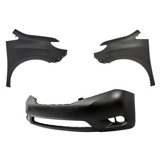 Replacement - 3-Piece (Front Bumper Cover, Driver and Passenger Side Fender)