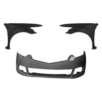 Replacement - 3-Piece (Front Bumper Cover, Driver and Passenger Side Fender) (Standard Line)