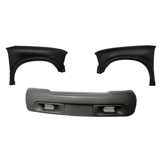 Replacement BNDL-246249 - 3-Piece (Front Bumper Cover, Driver and Passenger Side Fender) (Standard Line)