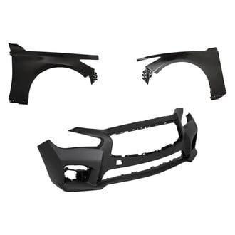 Replacement - 3-Piece (Front Bumper Cover, Driver and Passenger Side Fender) (Standard Line)