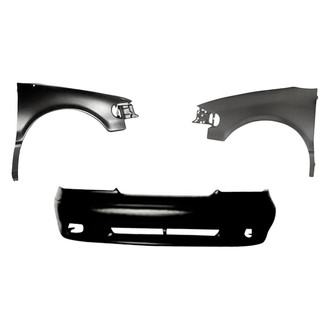 Replacement - 3-Piece (Front Bumper Cover, Driver and Passenger Side Fender) (Standard Line)