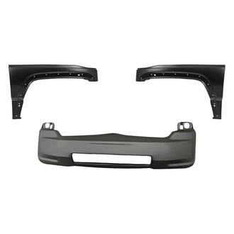 Replacement BNDL-246553 - 3-Piece (Front Bumper Cover, Driver and Passenger Side Fender) (CAPA Certified)