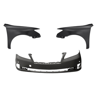 Replacement - 3-Piece (Front Bumper Cover, Driver and Passenger Side Fender) (CAPA Certified)