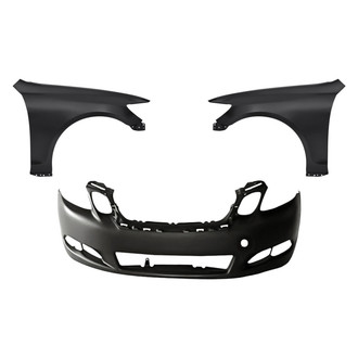 Replacement - 3-Piece (Front Bumper Cover, Driver and Passenger Side Fender) (CAPA Certified)