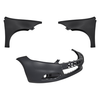 Replacement - 3-Piece (Front Bumper Cover, Driver and Passenger Side Fender) (CAPA Certified)
