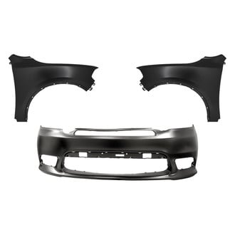 Replacement - 3-Piece (Front Bumper Cover, Driver and Passenger Side Fender)