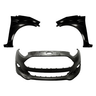 Replacement - 3-Piece (Front Bumper Cover, Driver and Passenger Side Fender) (CAPA Certified)