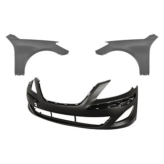 Replacement - 3-Piece (Front Bumper Cover, Driver and Passenger Side Fender)