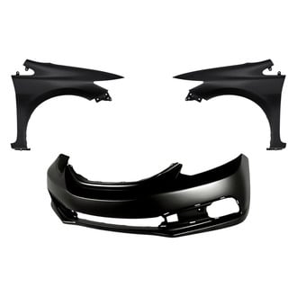 Replacement - 3-Piece (Front Bumper Cover, Driver and Passenger Side Fender) (CAPA Certified)