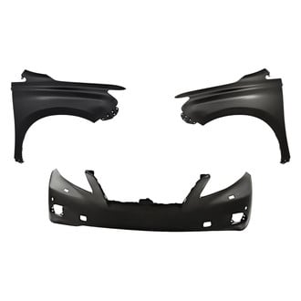 Replacement - 3-Piece (Front Bumper Cover, Driver and Passenger Side Fender)