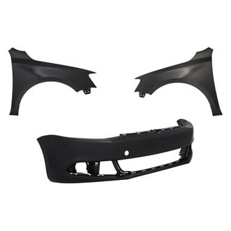 Replacement - 3-Piece (Front Bumper Cover, Driver and Passenger Side Fender) (CAPA Certified)