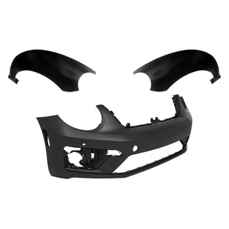 Replacement - 3-Piece (Front Bumper Cover, Driver and Passenger Side Fender) (CAPA Certified)
