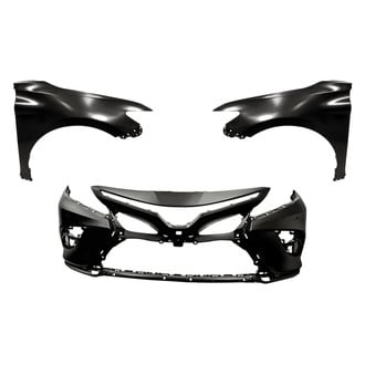 Replacement - 3-Piece (Front Bumper Cover, Driver and Passenger Side Fender) (CAPA Certified)