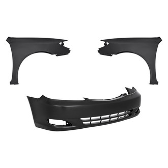 Replacement BNDL-247299 - 3-Piece (Front Bumper Cover, Driver and Passenger Side Fender) (CAPA Certified)