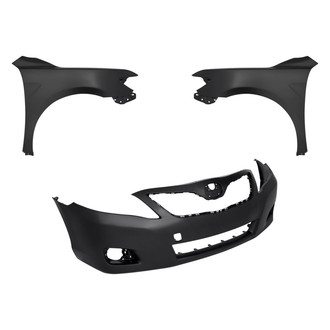 Replacement - 3-Piece (Front Bumper Cover, Driver and Passenger Side Fender) (CAPA Certified)
