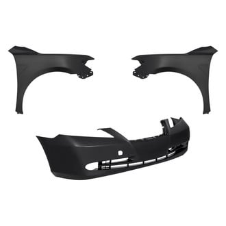Replacement - 3-Piece (Front Bumper Cover, Driver and Passenger Side Fender) (CAPA Certified)