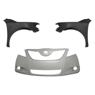 Replacement - 3-Piece (Front Bumper Cover, Driver and Passenger Side Fender) (CAPA Certified)